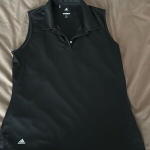 Adidas sleeveless golf shirt L